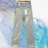 Disco pant vaqueros dorados