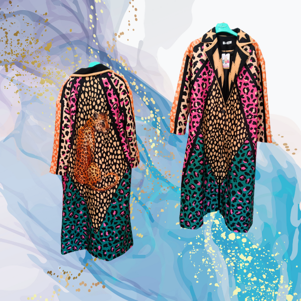 Abrigo curvy leopardo wild