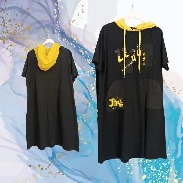 Vestido Zero capucha amarilla