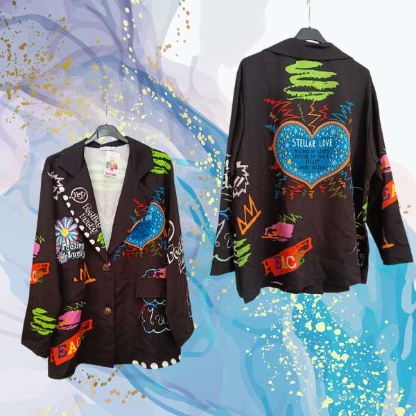 Blazer curvy sin forro Stellar