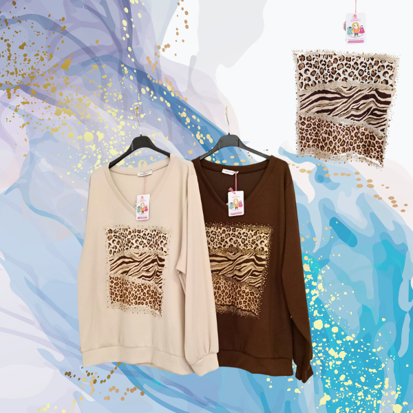 Sudadera animal print brilli