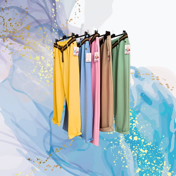 Pantalón curvy comfy botones dorados