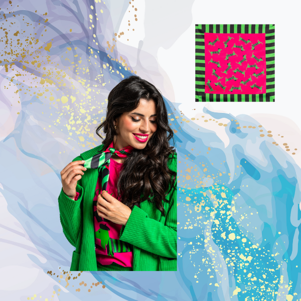 Pañuelo cuello Perra Verde