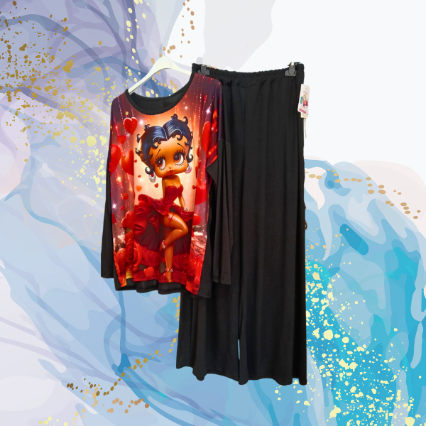 Pijama curvy Betty Amor