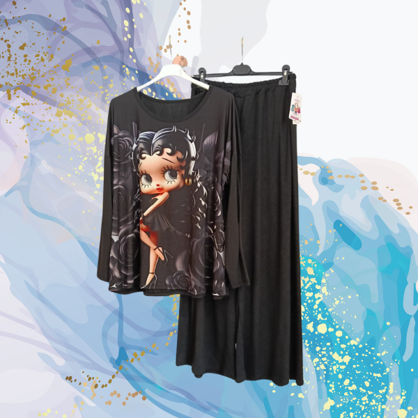 Pijama curvy Betty Dark