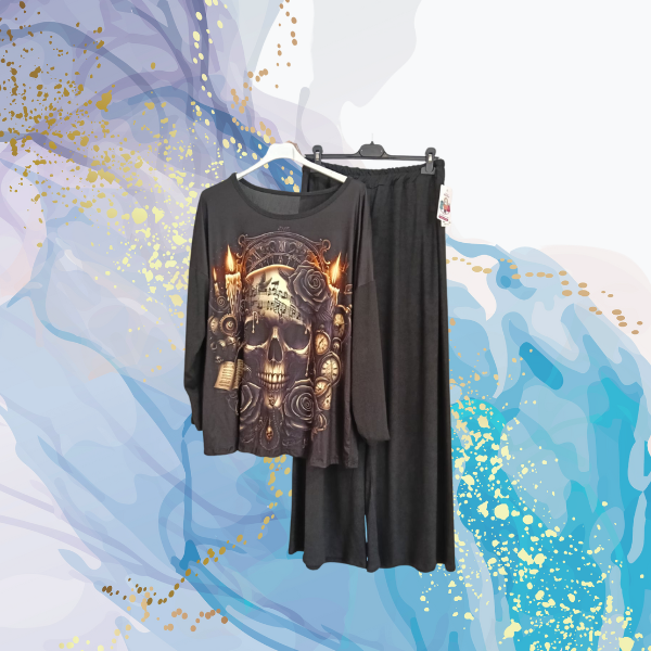 Pijama curvy Skull Music