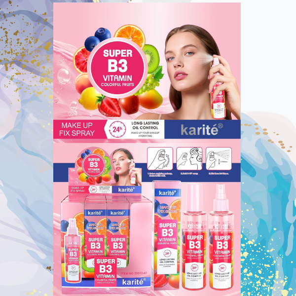 Spray fijador maquillaje Karité B3 Vitamin