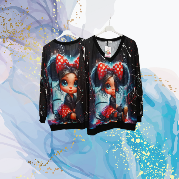 Sudadera pico Doll Rebel