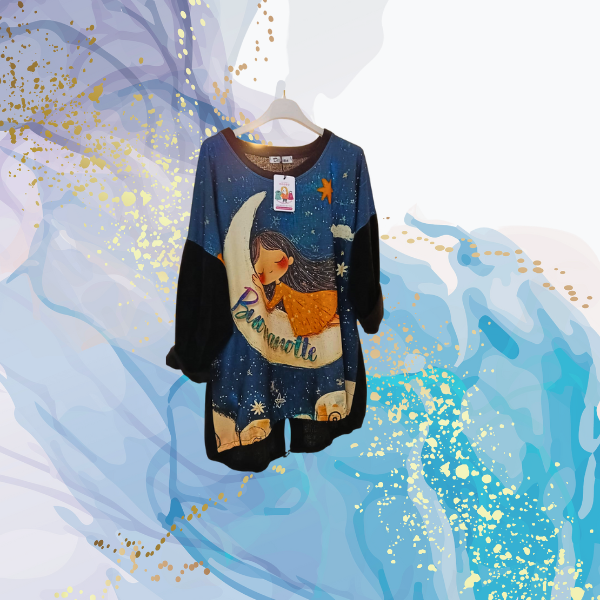 Sudadera micropana Buonanotte negra