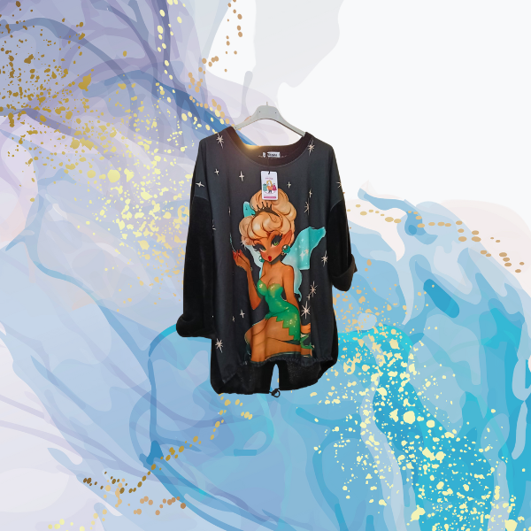 Sudadera micropana Campanilla Woman