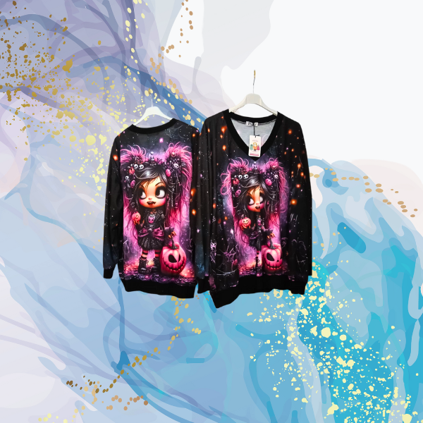 Sudadera pico Halloween Doll