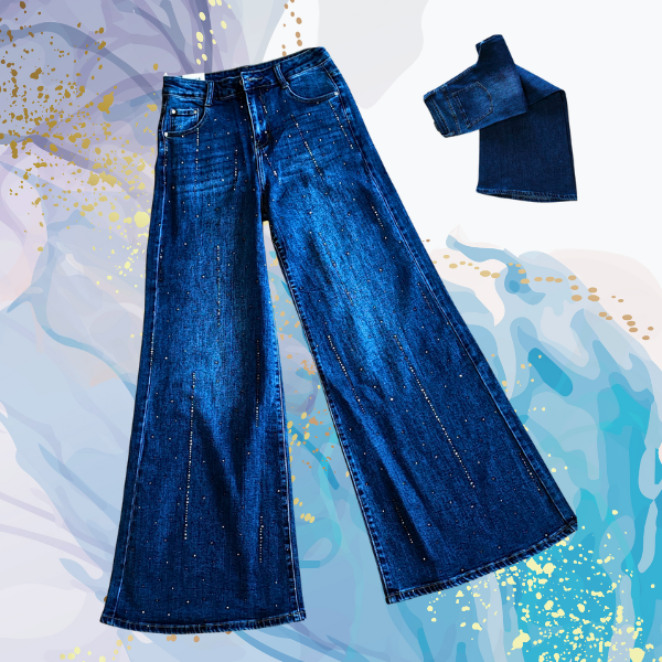 Vaqueros oscuros brilli