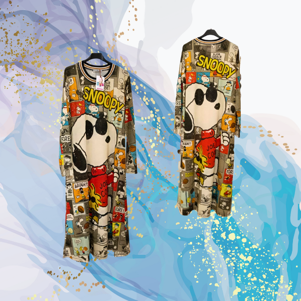 Vestido brilli Snoopy