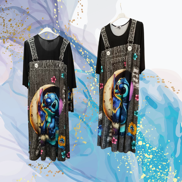 Vestido peto Stitch punto frío