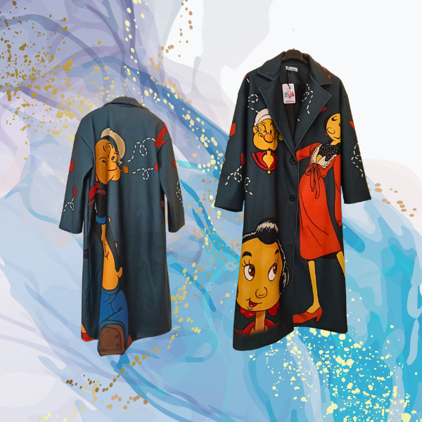 Abrigo curvy Olivia Popeye Blu