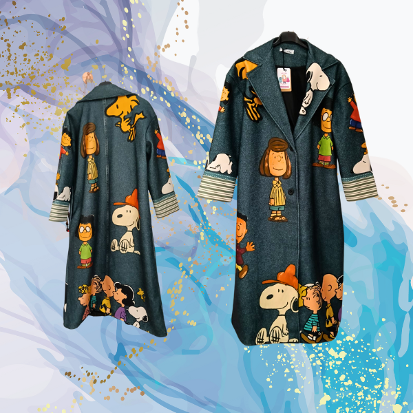 Abrigo curvy Snoopy Jeans