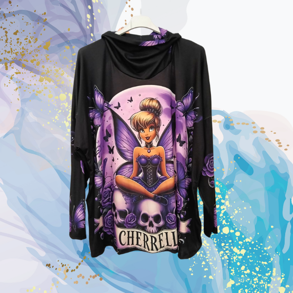 Camiseta curvy Campanilla cuello tortuga