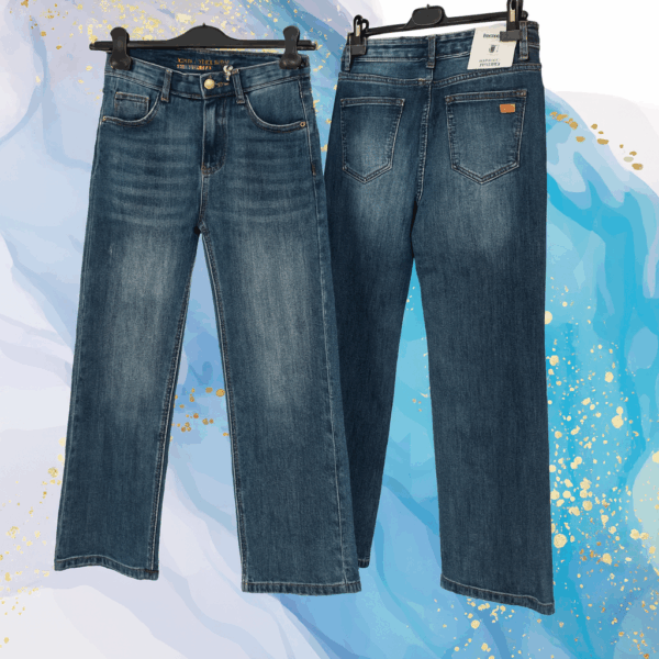 Jeans rectos efecto vintage