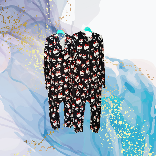 Mono aterciopelado Calaveritas