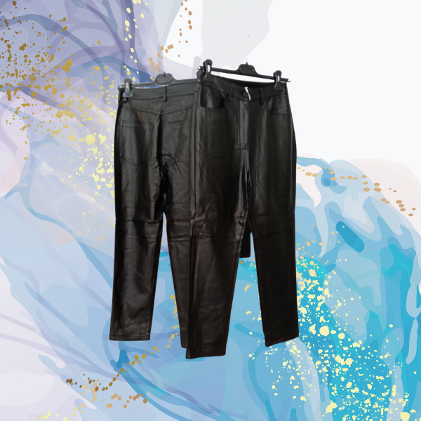 Pantalón ecopiel suave