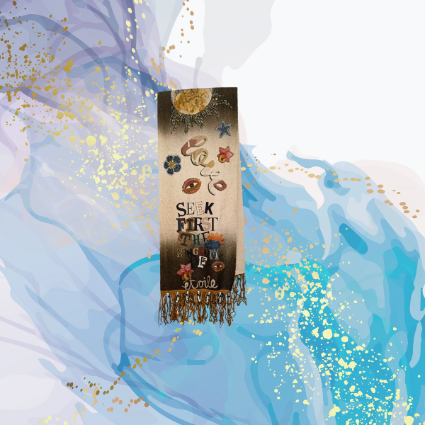 Bufanda lana flecos Soleil Love