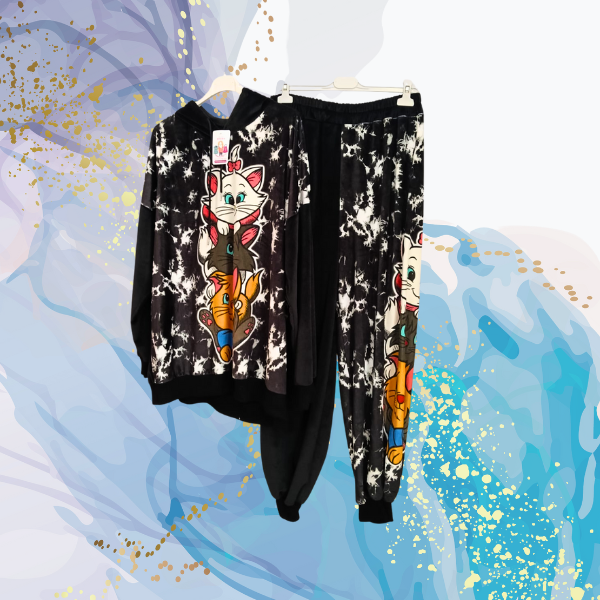 Conjunto Aristogatos aterciopelado curvy