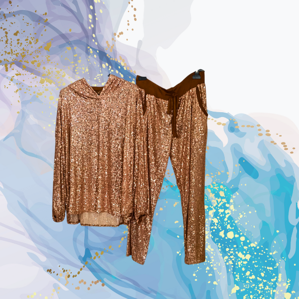 Conjunto brilli brilli blusa pantalón