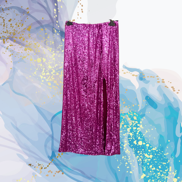 Falda lentejuelas tubo