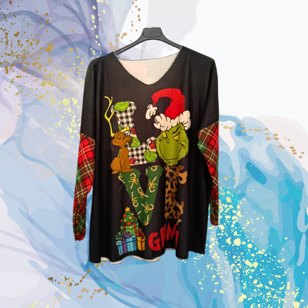 Jersey Navidad Grinch Love polar