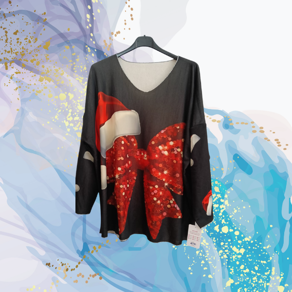 Jersey Navidad lazo polar