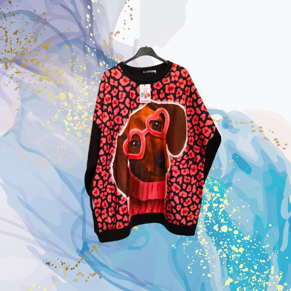 Sudadera polar Perrete Love