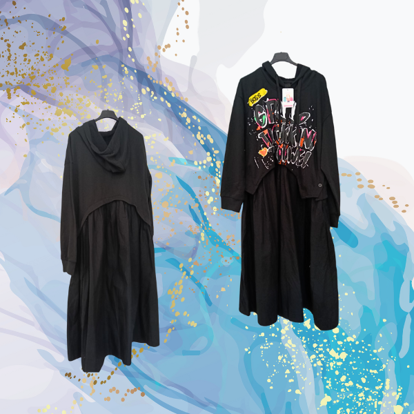 Vestido capucha Girl Boss