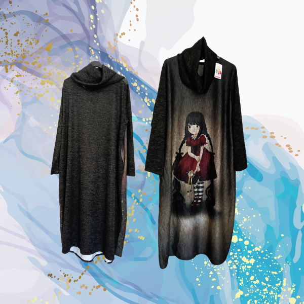 Vestido Trenzas cuello buff curvy