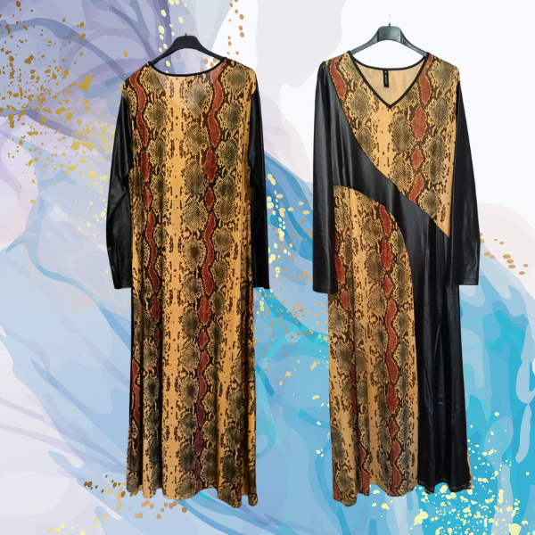 Vestido Brilli Metalizado Polipiel