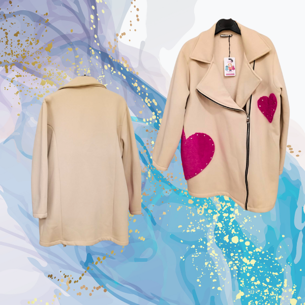 Chaqueta corazones brilli