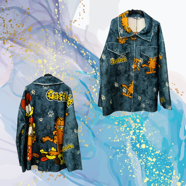 Chaqueta Garfield paño rizado fino