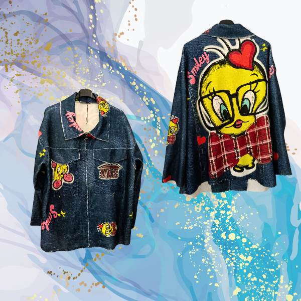 Chaqueta Piolina paño rizado fino