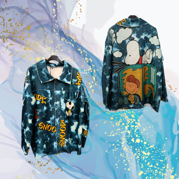 Chaqueta Snoopy paño rizado fino