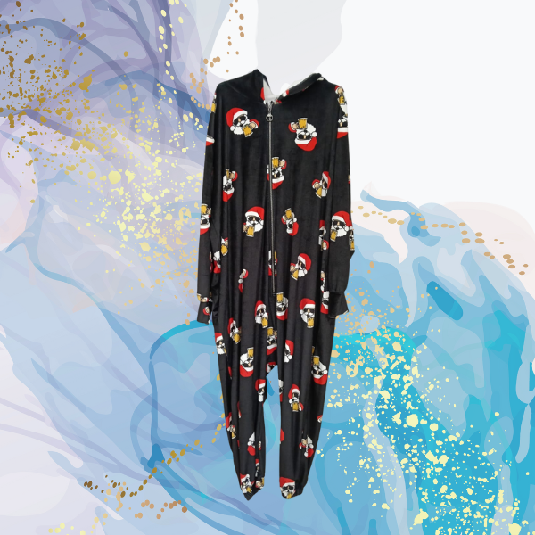 Mono Papa Noël Beer aterciopelado