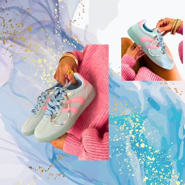 Zapatillas pastel chic con suela de goma