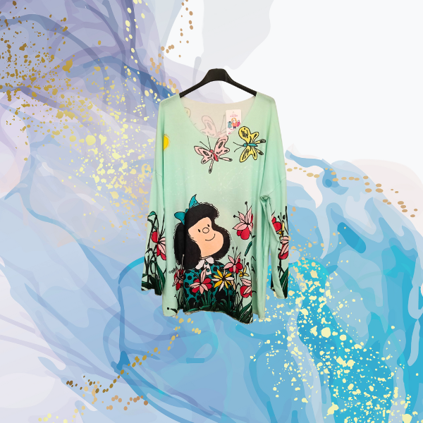 Jersey curvy Mafalda primavera