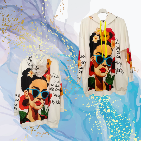 Sudadera Frida oversize neopreno