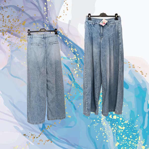 Vaqueros Wide Leg con pinzas