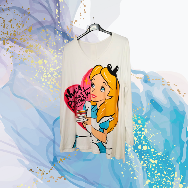 Camiseta curvy Alicia evasé