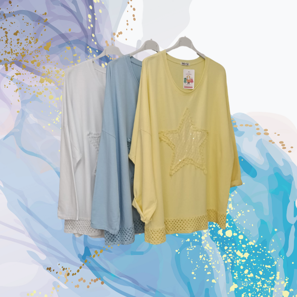 Camiseta estrella brilli curvy plus