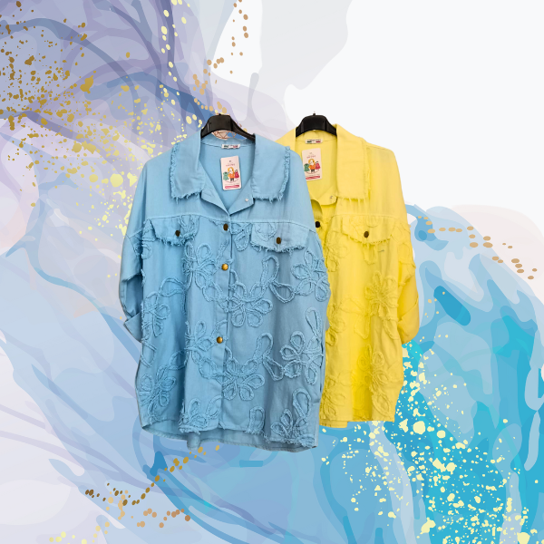 Chaqueta vaquera curvy colores