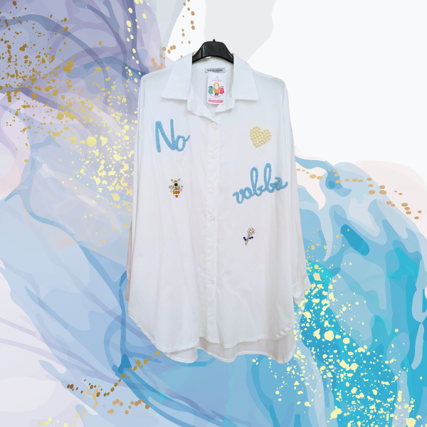 Maxi camisa joya No Vabbé