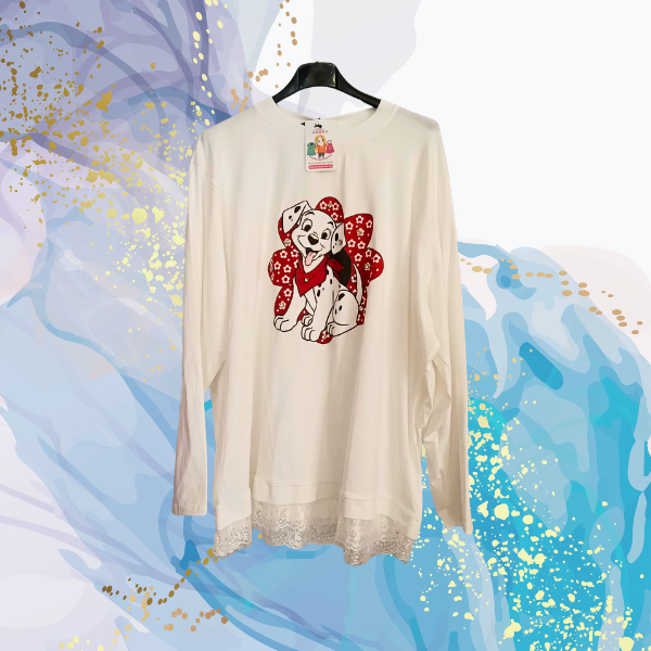 Camiseta Dálmatas encaje y brilli