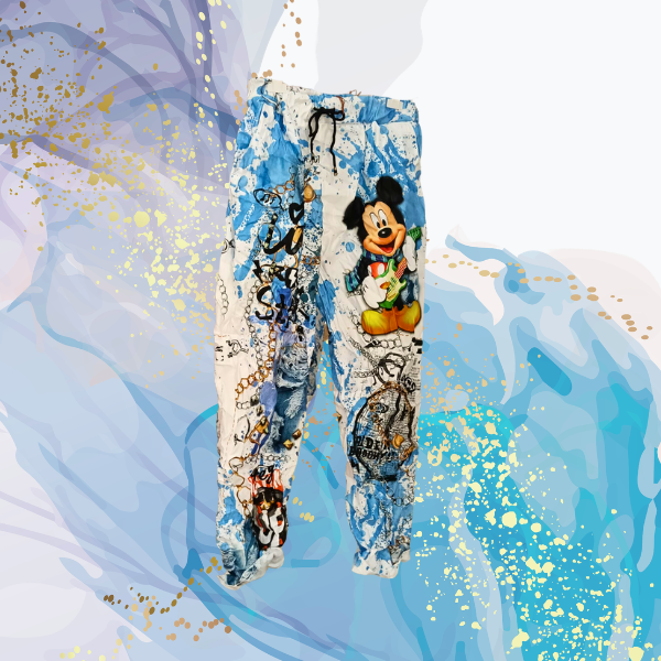 Baggy curvy Mickey Blu