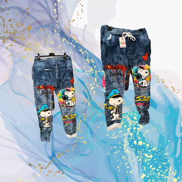 Baggy Snoopy jeans